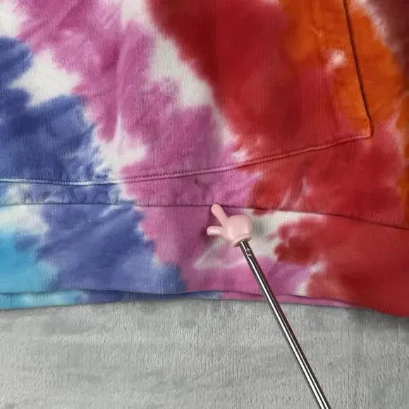 Ripndip Tie-Dye Hoodie Multicolor Streetwear Pullover Graphic Logo Men Sz L Y2K - Picture 8 of 9